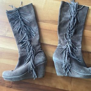 Pedro Miralles fringe boots